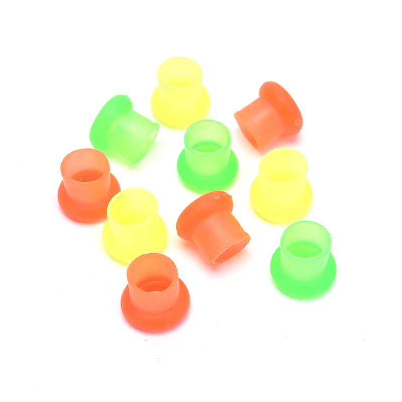 

10Pcs Random Color Rubber Clamp Non-slip Ring Tape Sealing Glue Rod Multi-purpose Ring Fishing Outdoor Fishing Gear Accessories