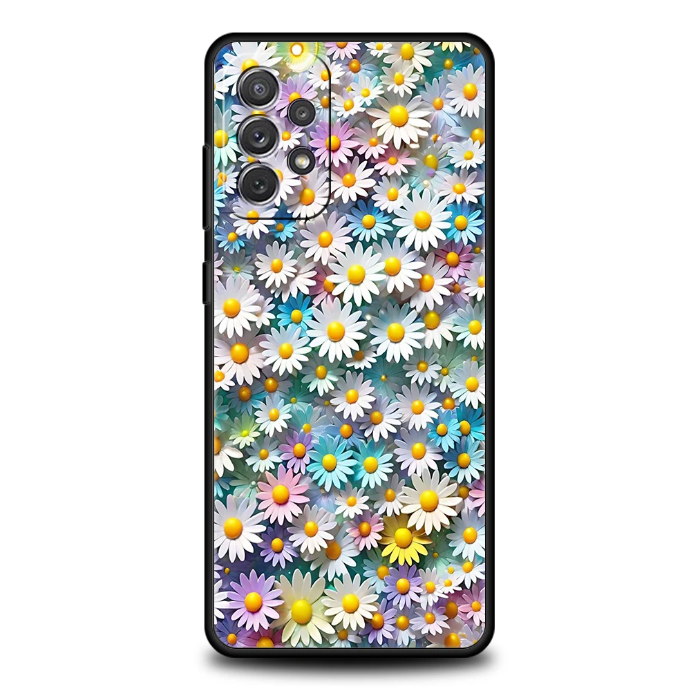 Summer Daisy Flower Soft TPU Phone Case