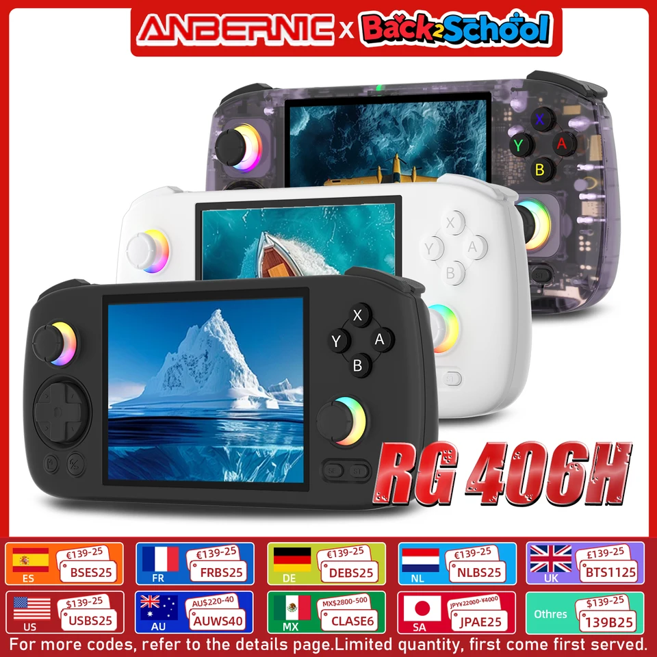 ANBERNIC RG 406H Retro Game Console Android 13 Unisoc T820