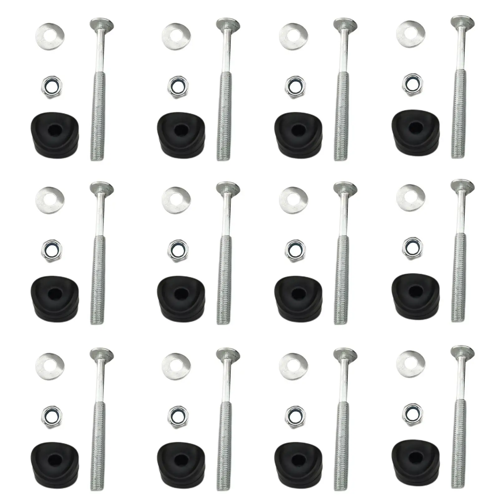 12Pcs 9.3cm Trampoline Screws Jump Stability Tool Trampoline Bolts and