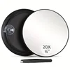 Portable Magnifying Mirror Portable Handheld Magnifying Makeup Mirror for Home Travel Beauty Tool 10x/20x/30x Magnification 6