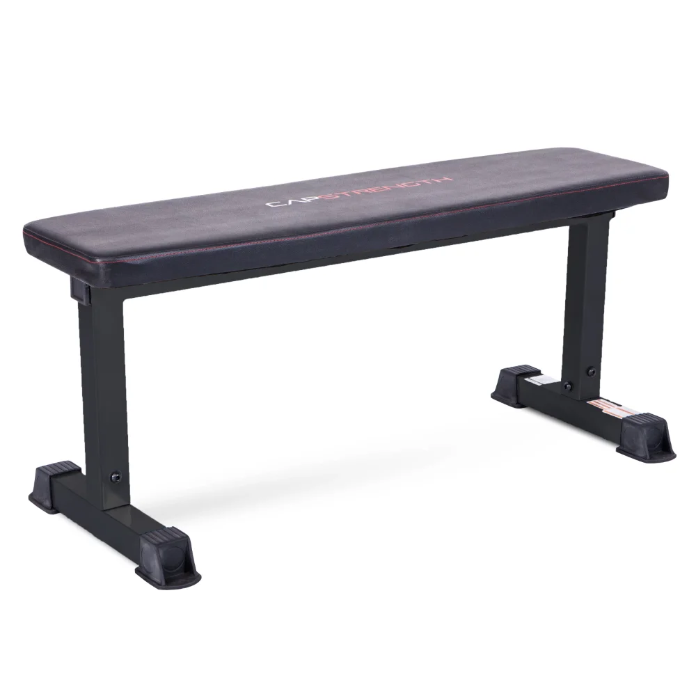 

Strength Flat Utility Weight Bench (600 lb Weight Capacity), Black body board