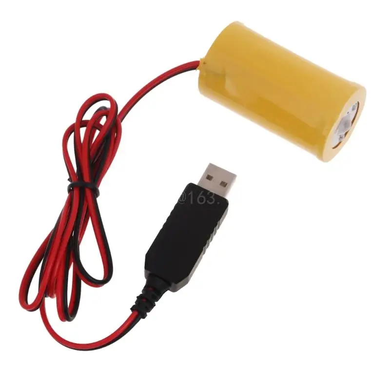 

95 СМ USB 5V2A до 1,5 В LR20 D Элиминаторы батарей Пустышка Шнур питания батареи