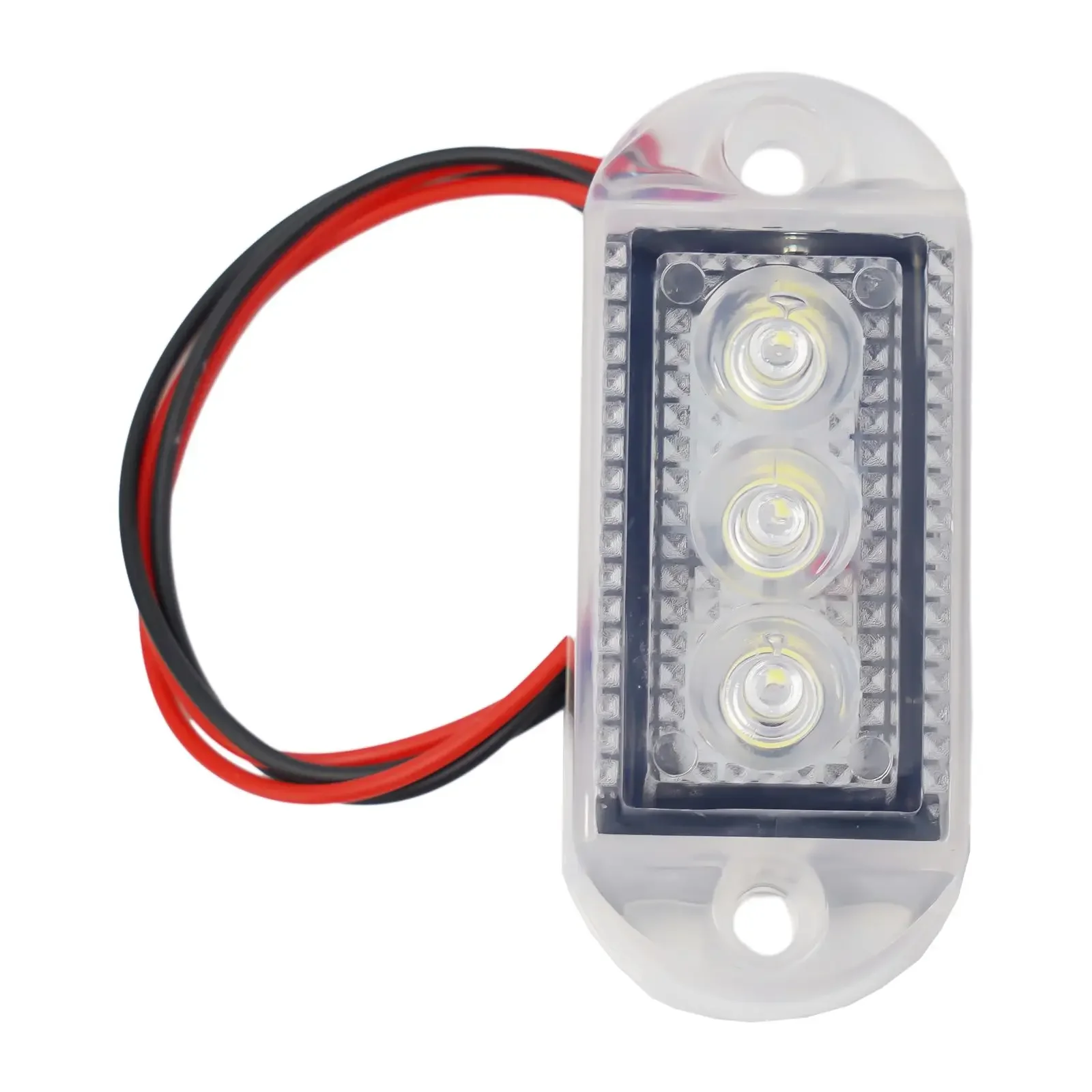 

1pc New LED Side Marker Light White/ Yellow/ Red/ Blue/ Green DC12-24V Signal Lamp 67x28x15mm Universal Waterproof Car Lights