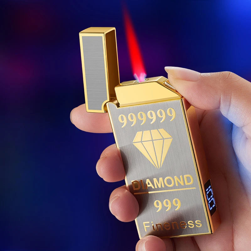 

Personalized Pattern Gift Lighter Induction Ignition Inflatable Lighter High-end Metal Durable Refilled Lighter Gadgets for Men