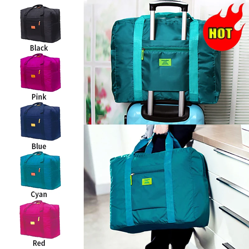 Sacos de viagem portátil dobrável unisex grande capacidade saco de bagagem de mão das mulheres viagem de negócios à prova dwaterproof água saco de viagem de negócios sacos de viagem - 30+ coisas para uma viagem confortável