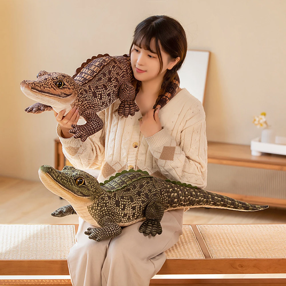 Simulated Animal Large Crocodile Stuffed Plush Toy Decorative Decoration