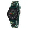 2024 New Style Fashion Children Child Boys Girls Silicone Camouflage Digital Quartz Wristwatch Students Learn Time Watch 4