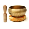 Nepal Tibetan Buddhist Bowl Set Pad Ring Mallet Meditation Singing Bowls Kit E7CB 5