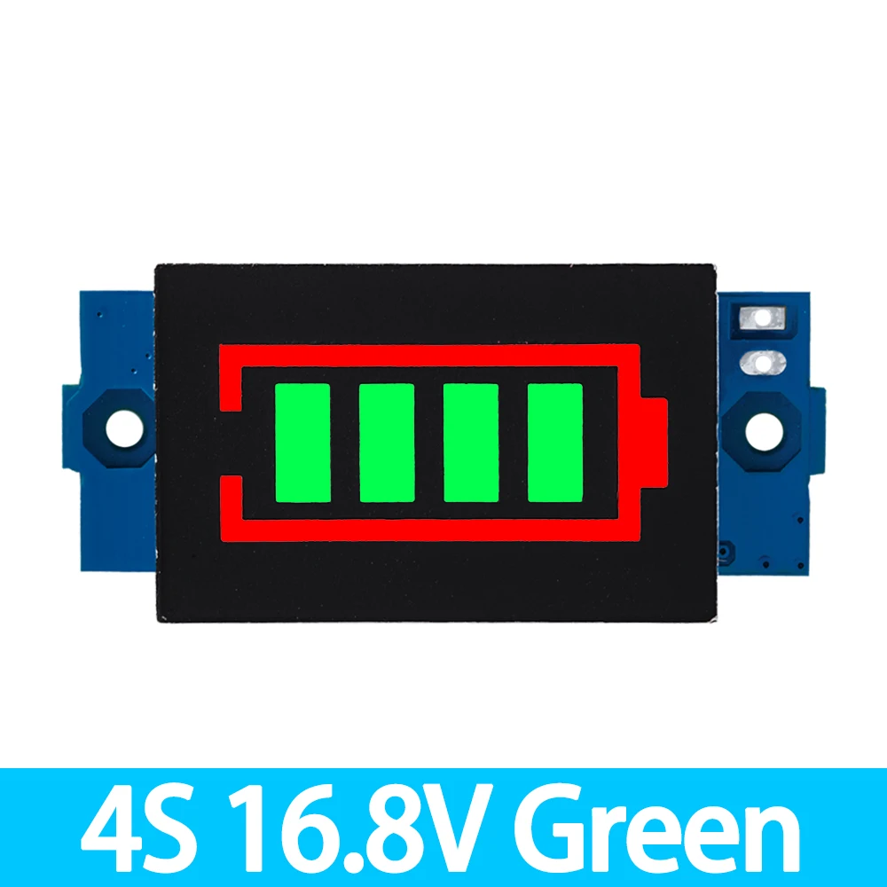1S 2S 3S 4S 5S 6S 3.7V 4.2V 8.4V 12.6V 16.8V indicatore di