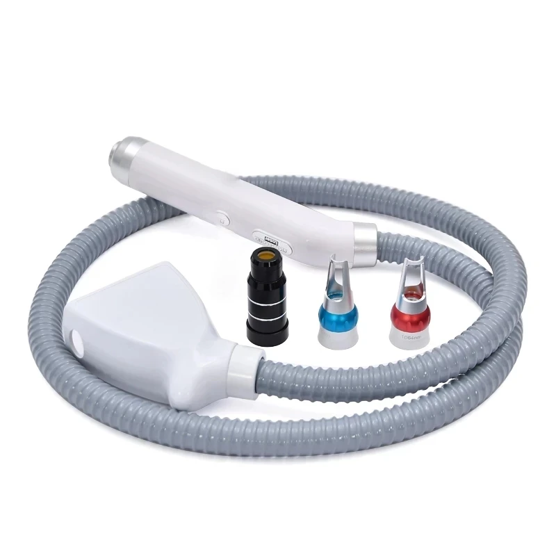 5 led bulbs air turbine led generator denta l handpiece with five water denta l high speed handpiece Beauty Machine Nd Yag Laser Handpiece with high-energy Q-switch Handle Included 3 pcs laser treatment Head