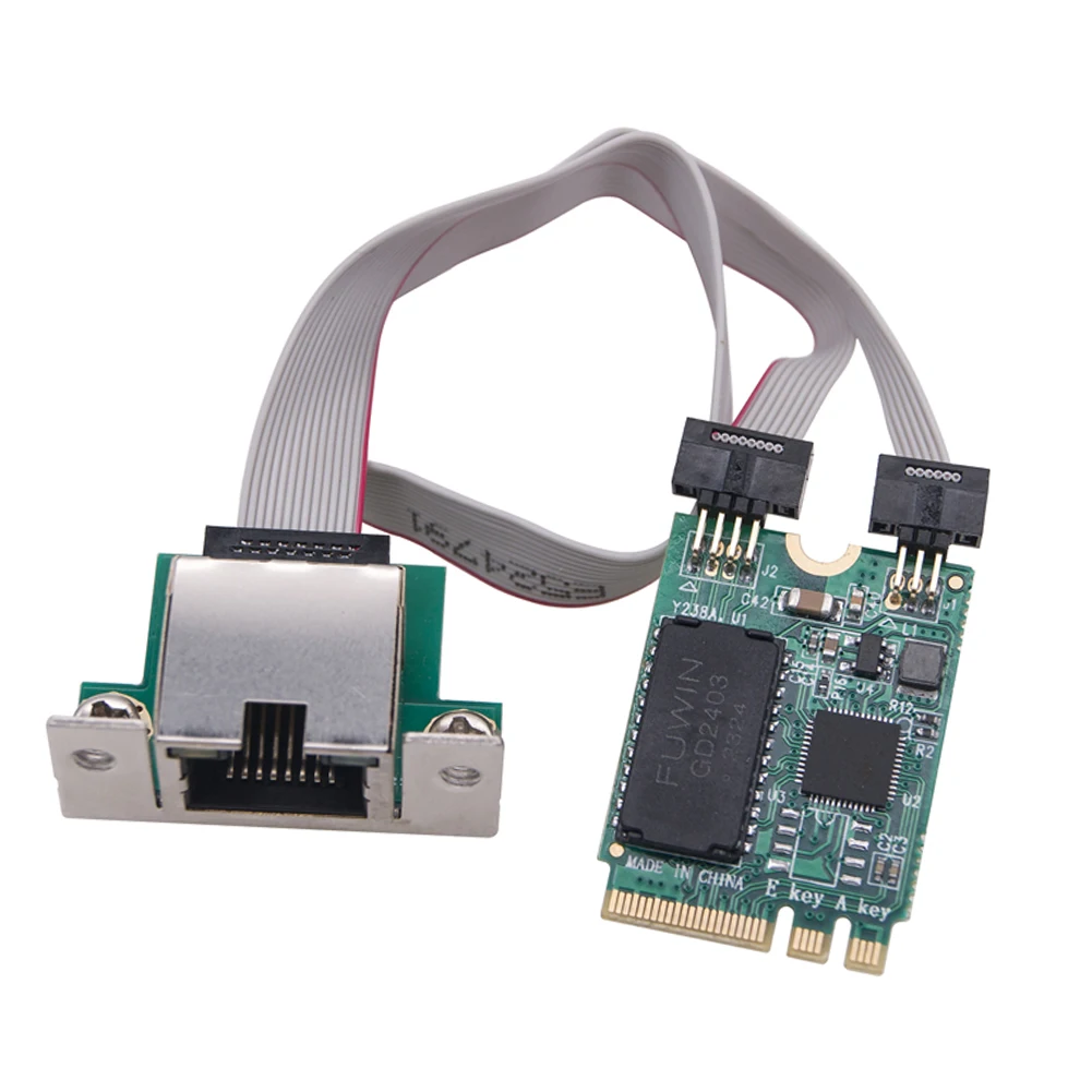 M.2 A + E ⰡƮ ̴ Ʈũ ī, ̴ pci-e RJ45 PCIE  Ʈũ ī, RTL8125BG ̴ , 2.5G, 1000, 100Mbps