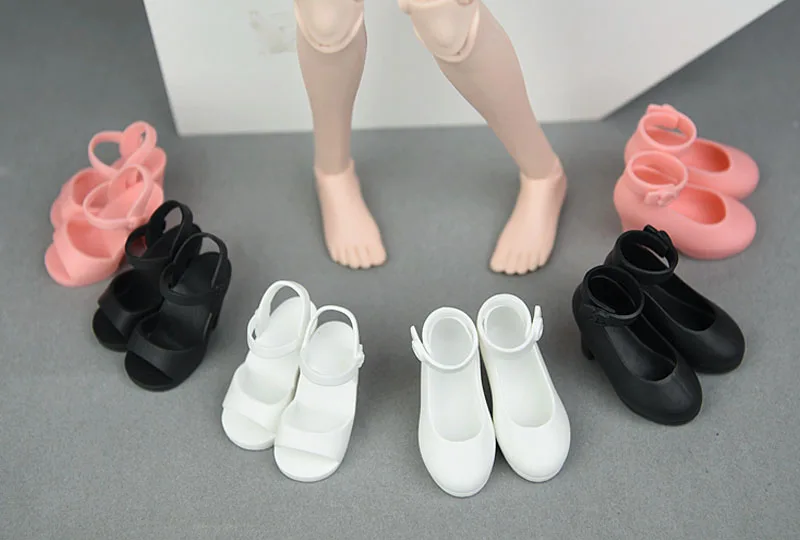 Doll Accessories for 1/4 BJD Doll Shoes For 1:4 Xinyi SD 3 Colors High Heeled Sandals Dollhouse Playhouse Kids Toy Children