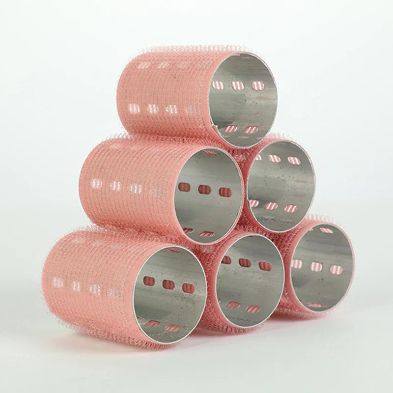 Aluminum Thermal Hair Rollers Set Self Grip Hair Rollers Hairdressing Styling Tool Random Color for Women Men 6Pcs hair styling tool hair curling tools