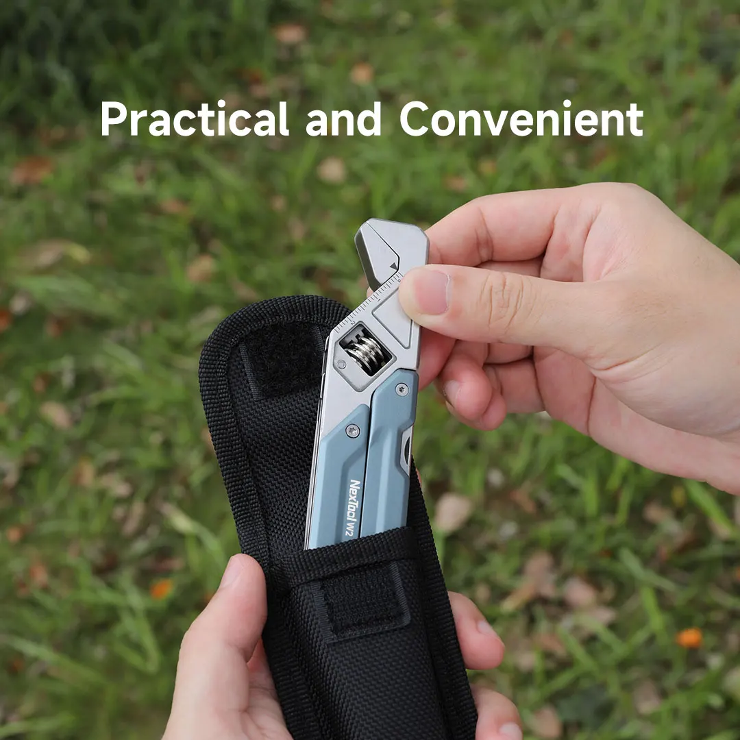 NexTool 8 In 1 Light Wrench W2 Multi Tool Foloding Pliers Multi-functional Spanner Screwdriver Outdoor Camping EDC Hand Tools 5