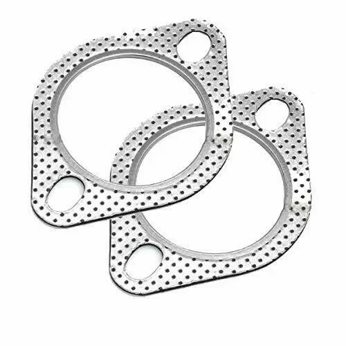 2 Bolt Flange Gasket 2* 3" Inch 76mm Downpipe Exhaust Metal Multi Layer