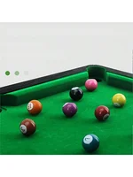 Mini billiards toy set suitable for family gathering games and parent-child interactive games 2