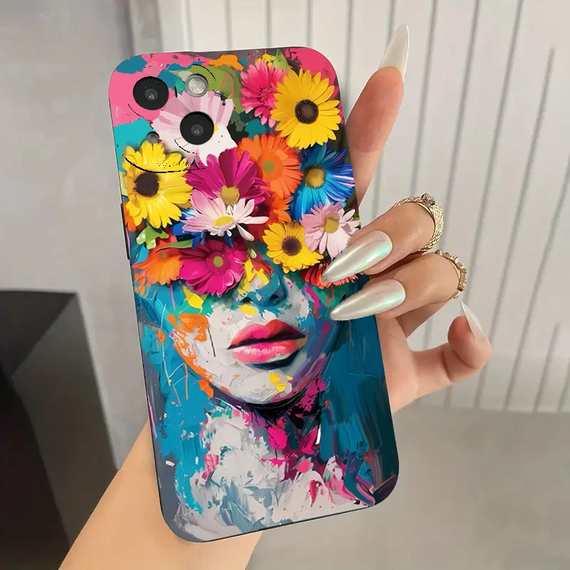 Artistic Floral Pattern Phone Case - Chic Protective Cover