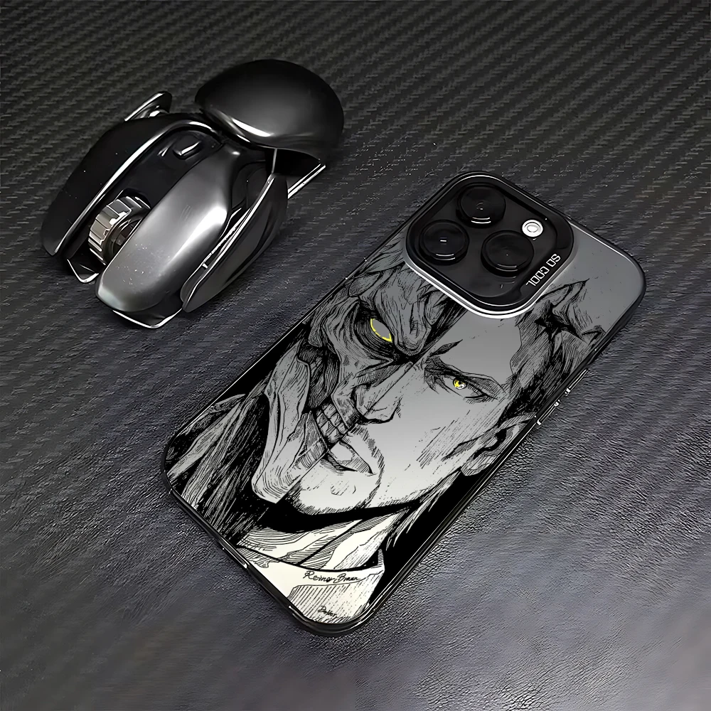 Luxury Hot Anime Attack On Titan Matte Phone Case