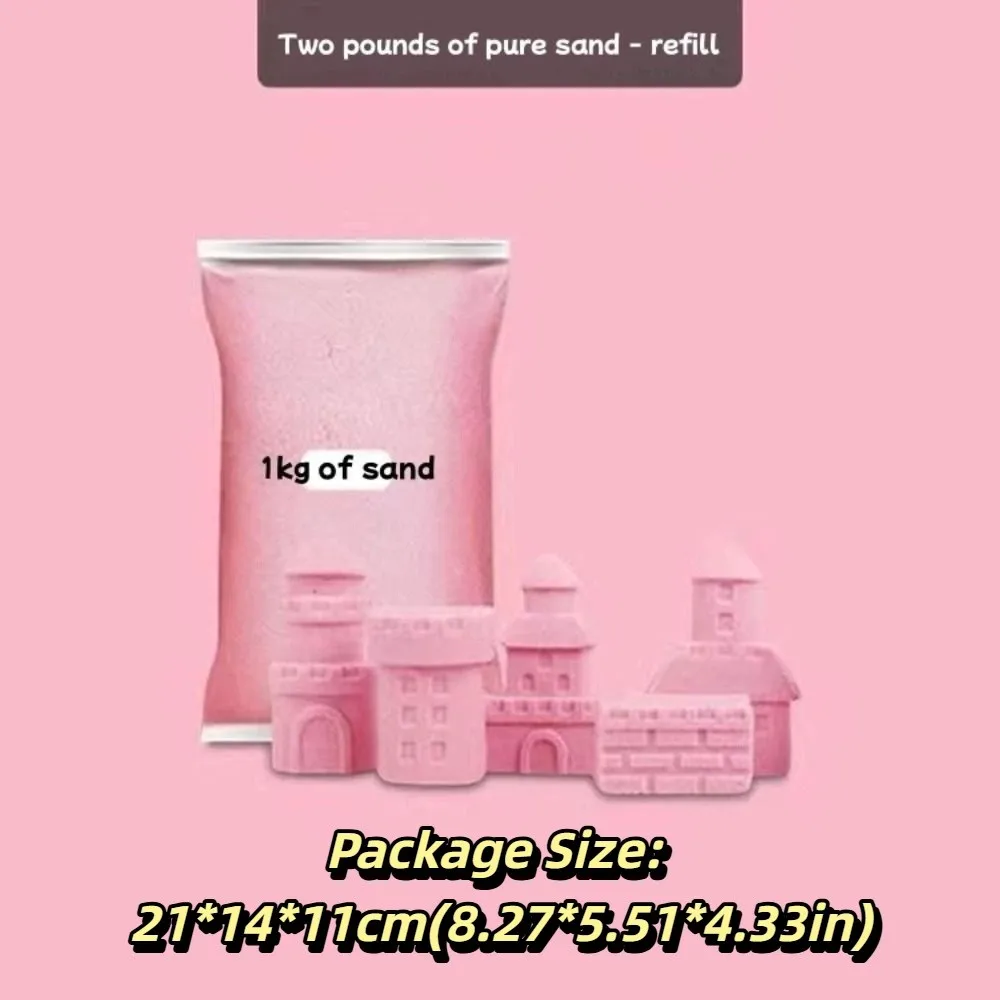 Templates Space Sand Cotton Texture Slowly Flowing Slow-moving Sand Plasticine Clay DIY Kit Dynamic Sand Amusement Park