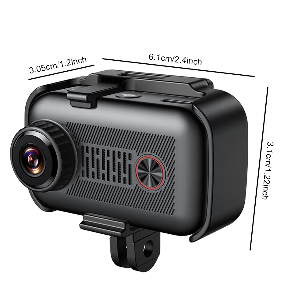 2K Ultra HD Wireless Sports Camera WiFi App Rechargeable Dog Cat Pet Cam Collar Action Small Cam Video Records for Outdoor 5