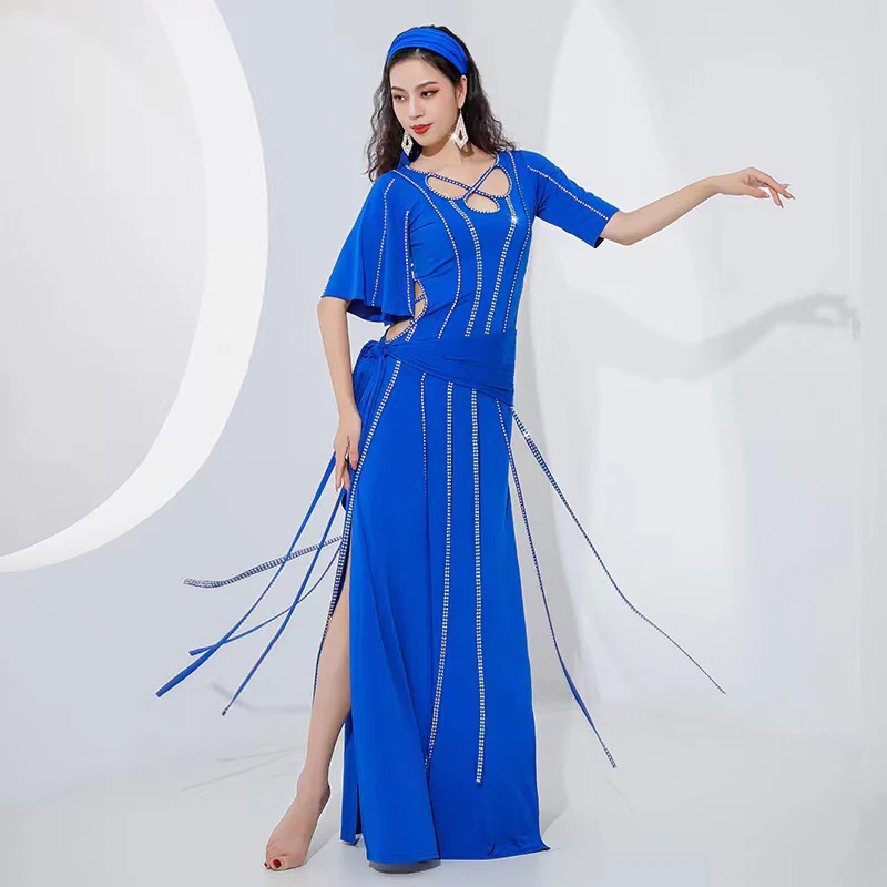 

Belly Dance Performance Costume Dress Adult Bellydance Baladi Shabbi Competiton Clothing Robe Cheap Clothes