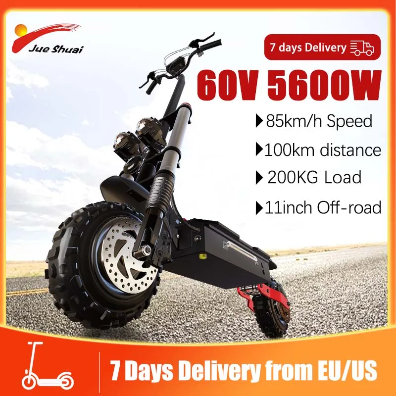 85KM/H Electric Scooter Dual Motor Folding Electric Scooters Adults