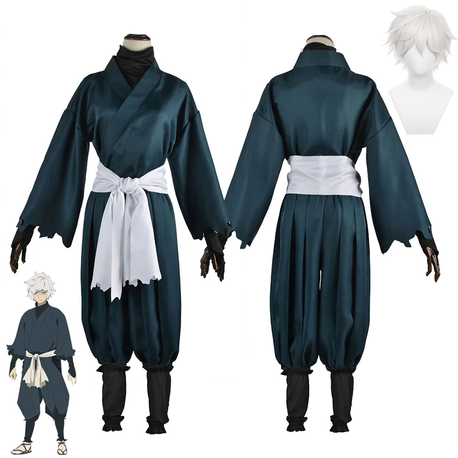 

Anime Cosplay Hell's Paradise Gabimaru Cosplay Costume Wig Jigoku Raku Gabimaru Uniform Samurai Outfits Halloween Clothes