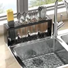 Household Countertop Drain Storage Rack Kitchen Knife and Fork Storage Rack Chopstick Tube Bathroom Toothpaste Makeup Brush Rack 2