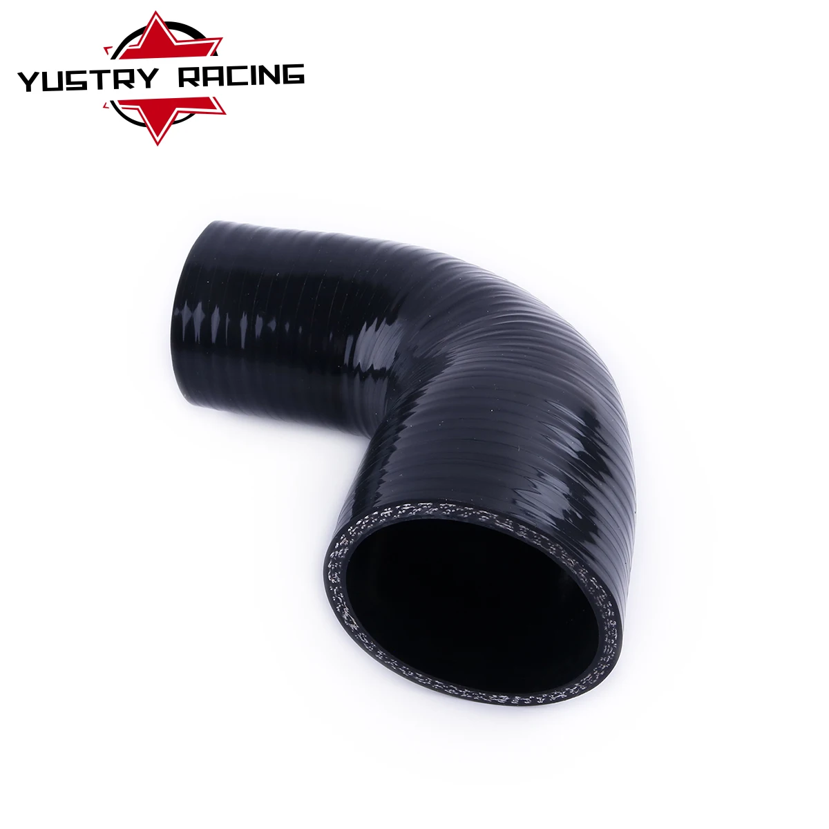 63mm 2.5inch ID Silicone 90 Degree Elbow Reducer Pipe Turbo Hose Black