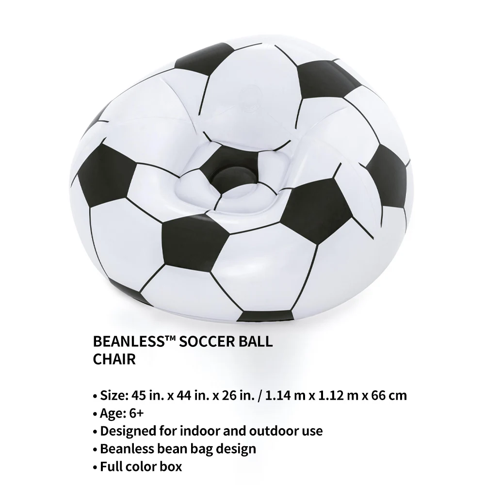 PVC Football Shaped Inflatable Chair for Home and Outdoor inflatable sofa