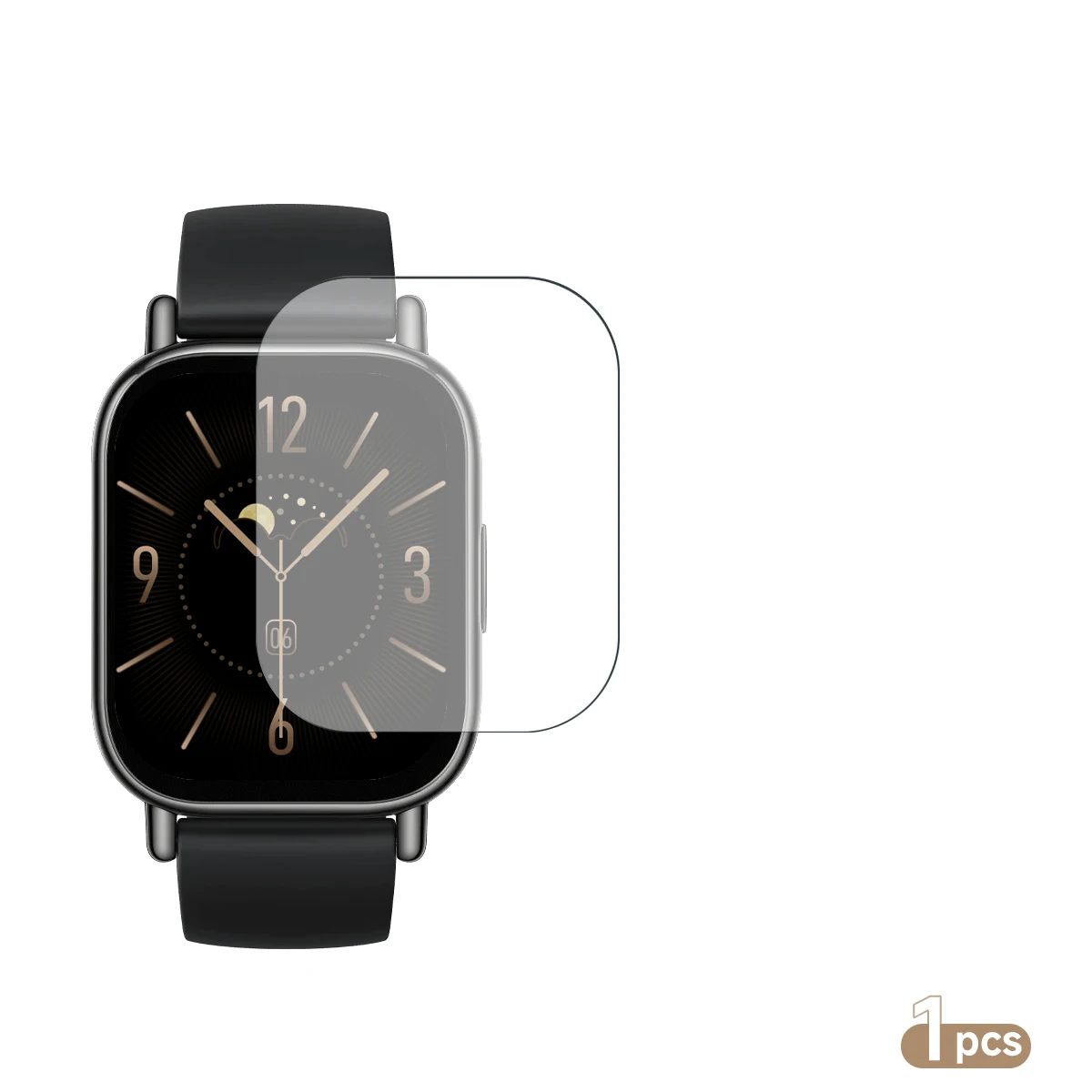 Premium 9H Tempered Glass Screen Protector for Smart Watch - Clear HD Film