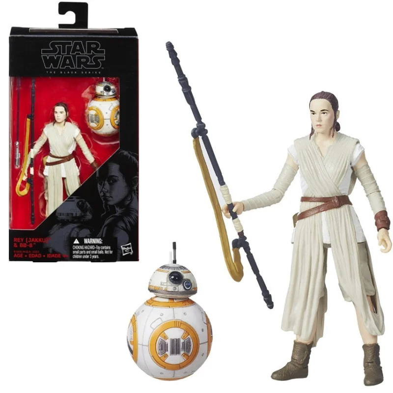 

In Stock Star Wars The Black Series Rey Jakku BB-8 Action Figure 6 Inch Scale Collectible Model Toy
