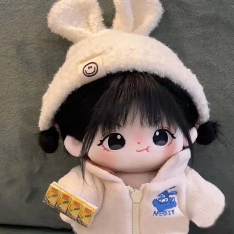 裸の髪のあるベビードール,Kawaii肌色のコットンボディ人形,ぬいぐるみ