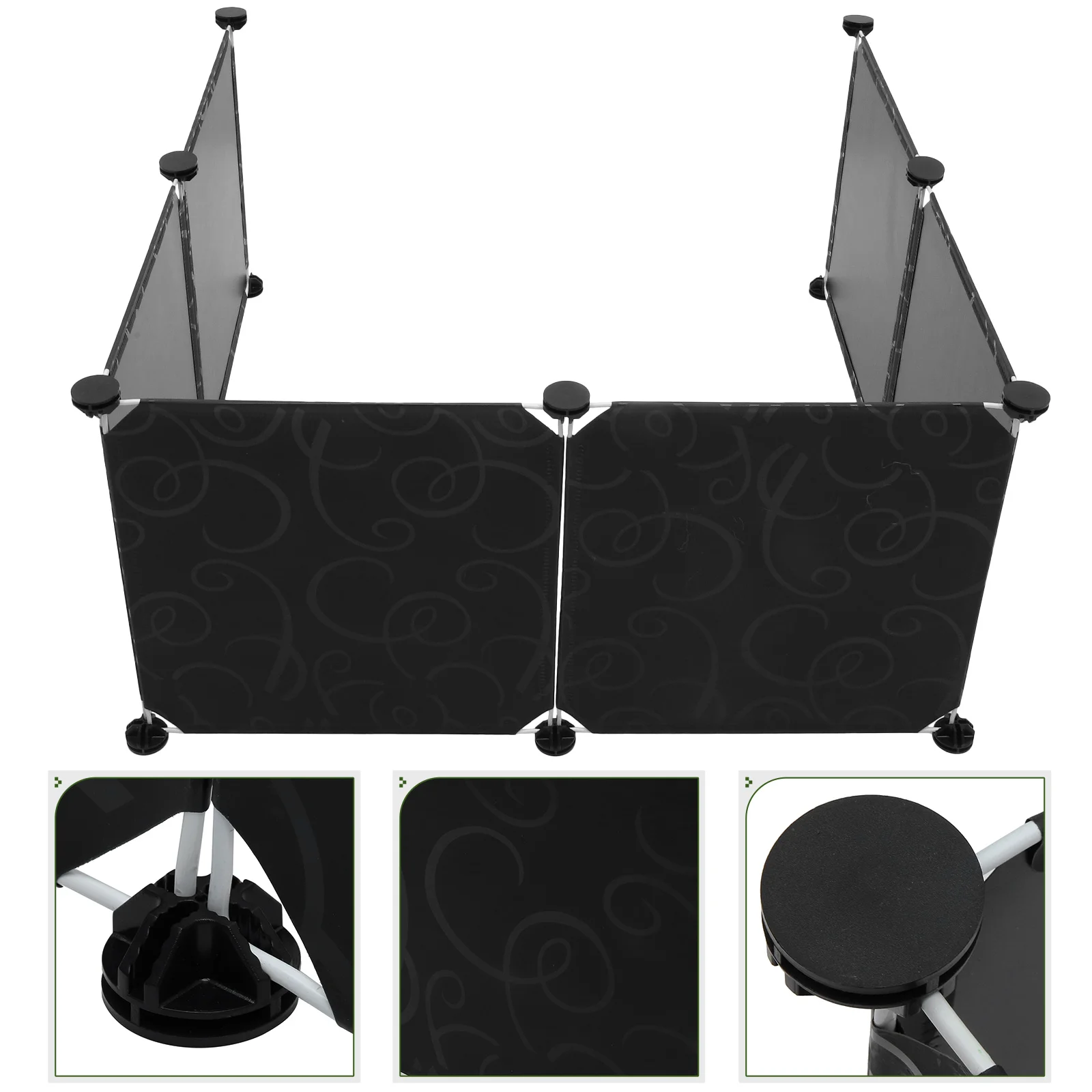 

1 set of Pet Toilet Splash Guards Pet Litter Pan Guards Cat Litter Box Enclosure