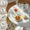 24 Inches Tulip Round Kitchen Table, Mid-Century Leisure Table for Small Places, Dining Tables 6