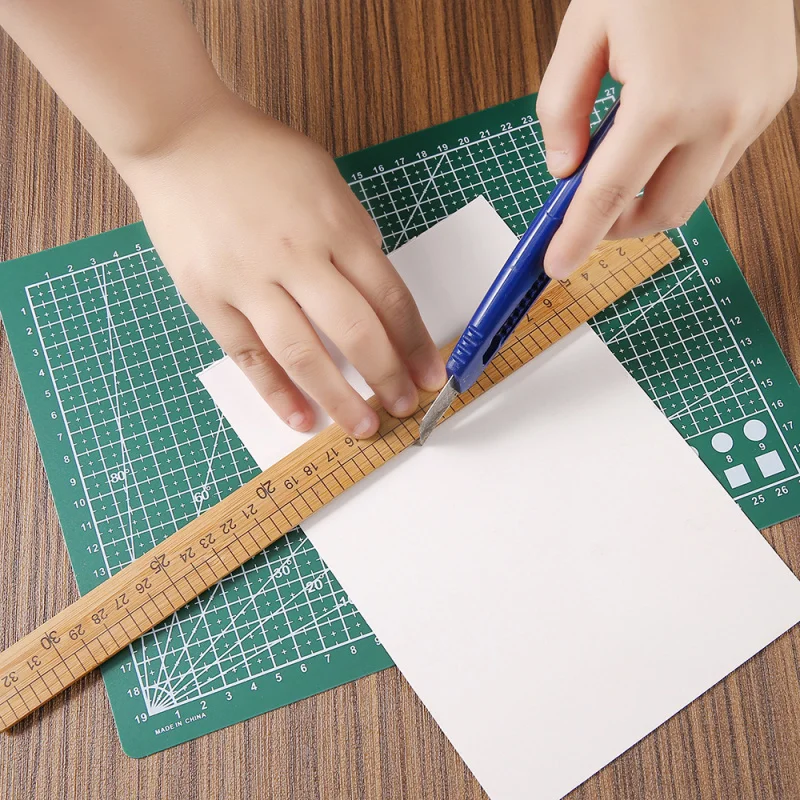 PVC Cutting Mat for A4/A5,Double-Sided Self-Healing Board, Joining Tool, Craft Artist Cutting Knife, Cutting Board 1