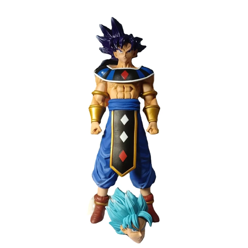 6 pcs Dragon Ball Z Figures Set: Super Saiyan Goku Son Blue Gokou Vegeta &  Broly 