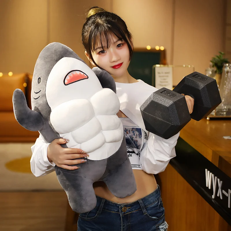 Cute Shark Plush Toy Stuffed Animal Pillow