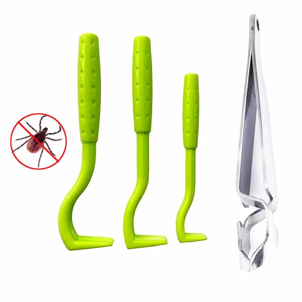 2022 Nieuwe Huisdier Vlo Remover Tool Luizen Krassen Haak Voor Hond Kat Grooming Accessaries Tick Picker Flea Removal Tool Pincet kam