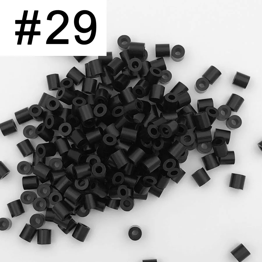 5mm 1000PCS Assorted Colored Hama Beads for Kids DIY Pixel Art and Puzzles