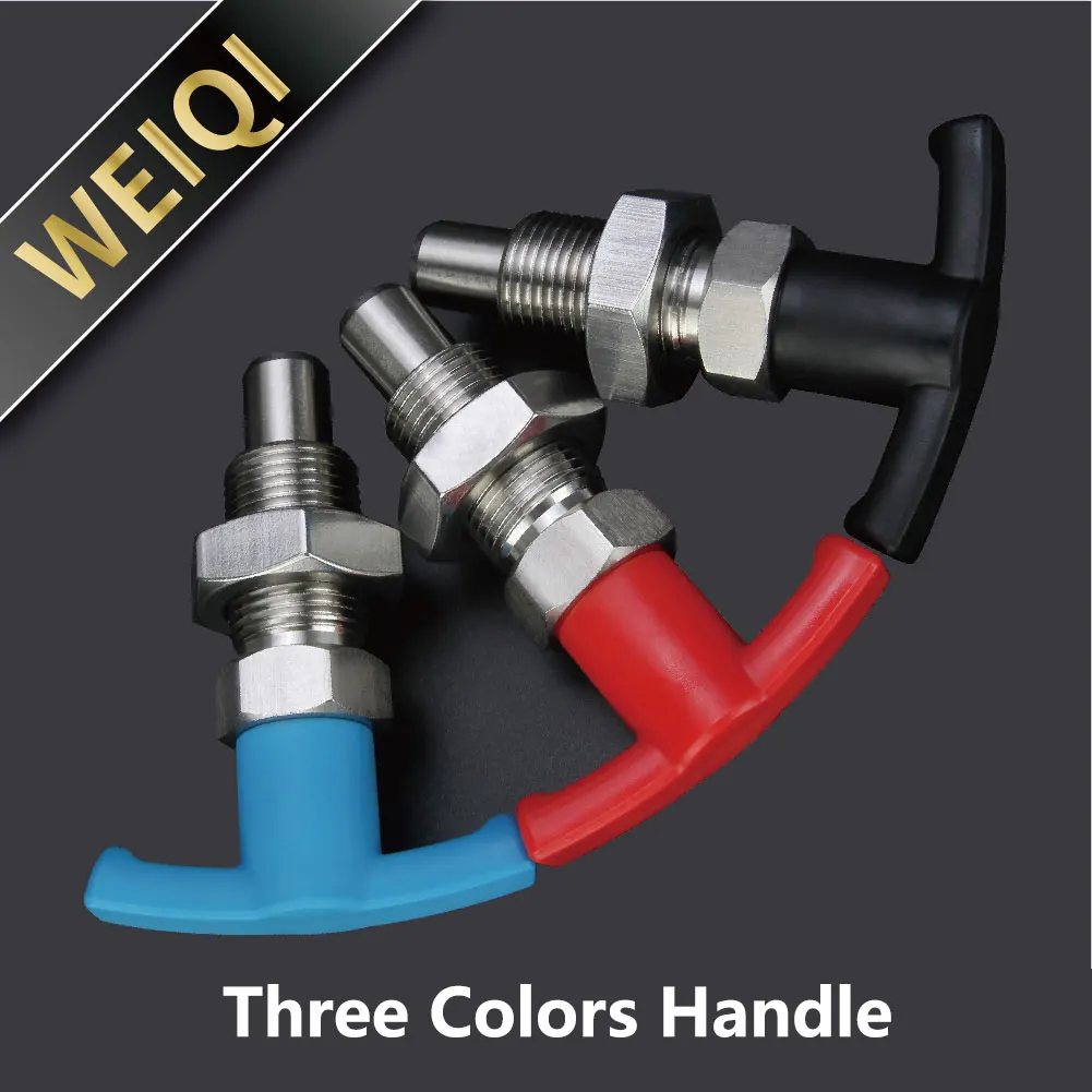 재고 있음 M12 M16 M20 M24 T 그립 인덱싱 플런저 인덱스 볼트(너트 포함)