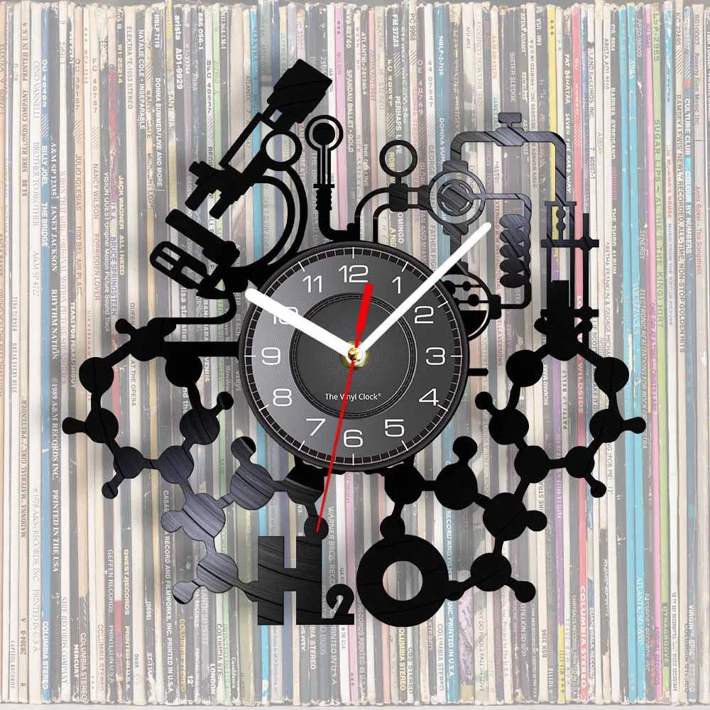 Details about   LED Vinyl Clock Chemistry LED Wall Art Decor Clock Original Gift 6177 