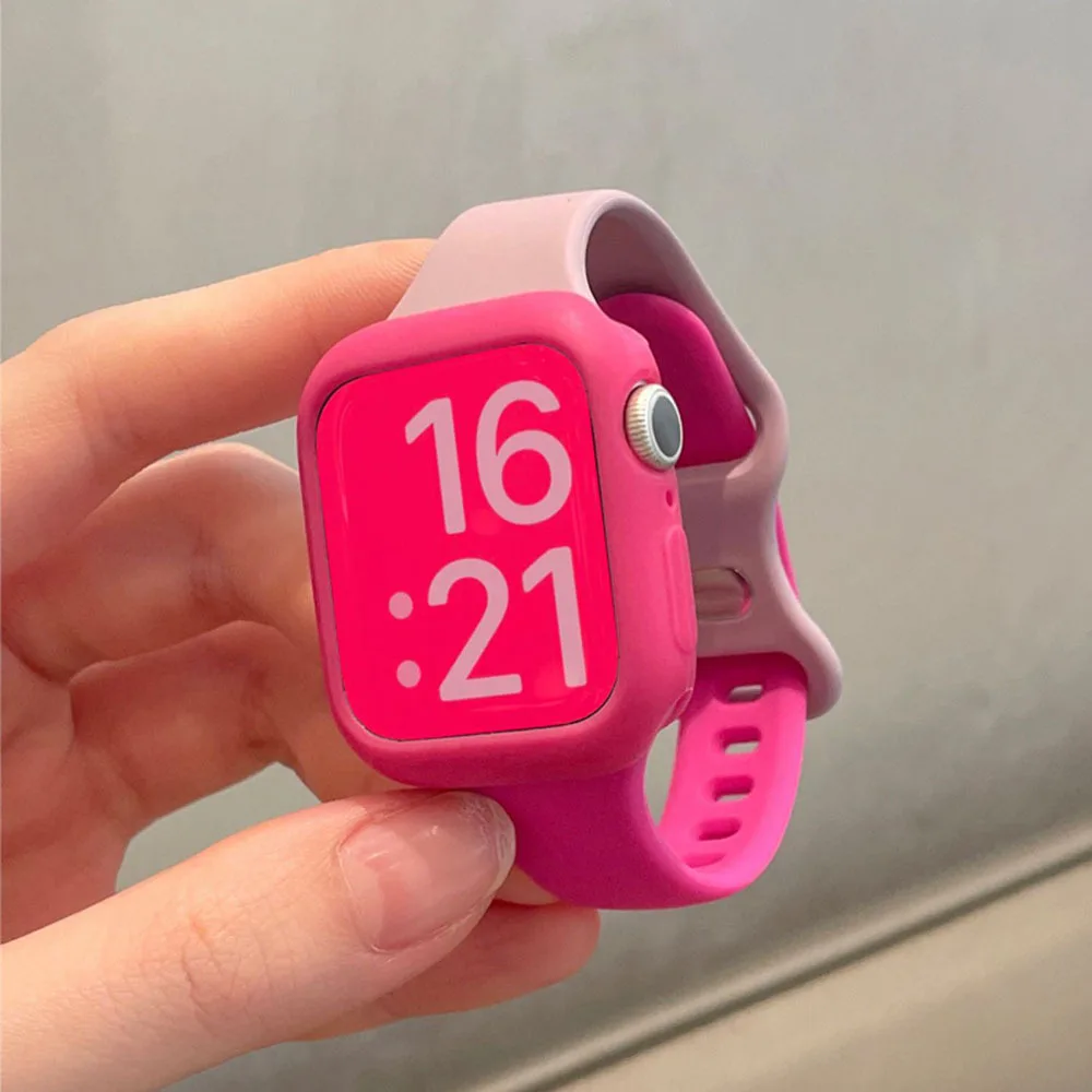 Soft Silicone Sports Strap with Protective Case