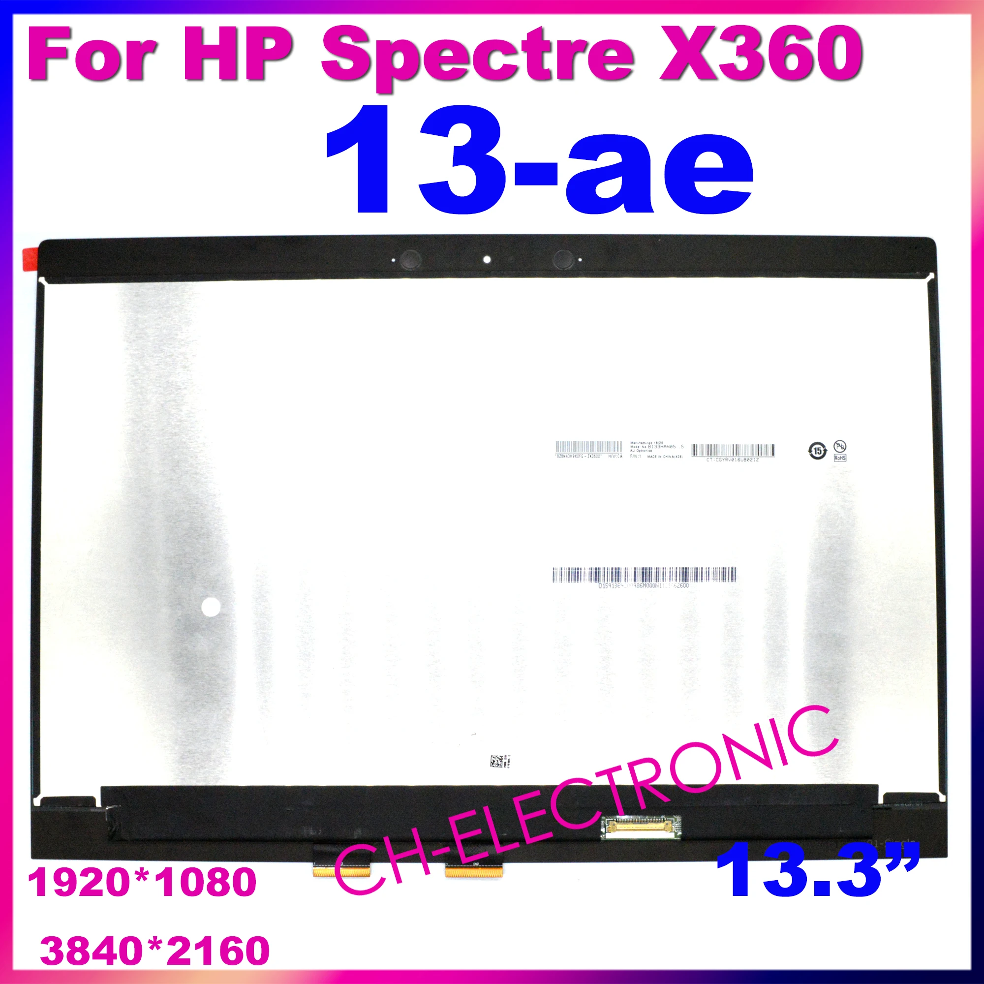 HP Spectre X360 13-AE 13-ae LCD ÷ ġ ũ Ÿ  ü г, 3840*2160 13-ae011dx, 13.3 ġ