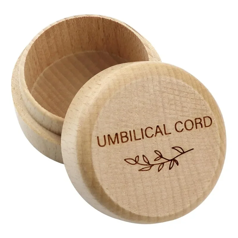 Wooden memorial box Wooden baby fetal hair/umbilical cord memorial box carved memorial box newborn christening baby gift