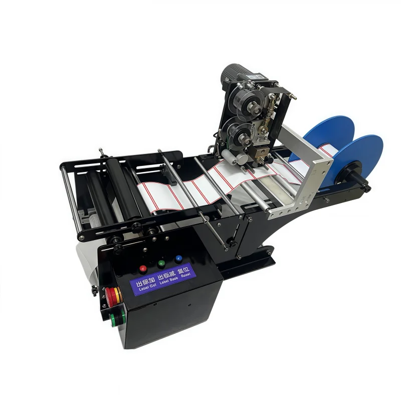 ZST-W02256S Semi-Automatic Electric Labeling Machine for round Bottles Best Pric