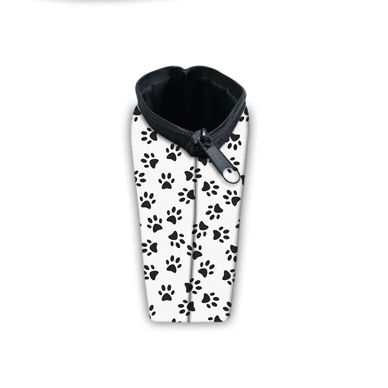 Cartoon Dog Print Ladies Cosmetic Bag Shopping Fashion Coin Purse Cute Dachshund Holding Portable Travel Girl Cosmetic Case 6