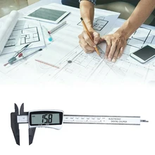 Pied à coulisse numérique 0 150mm, règle de mesure de précision électronique, micromètre, jauge réglable, travail du bois