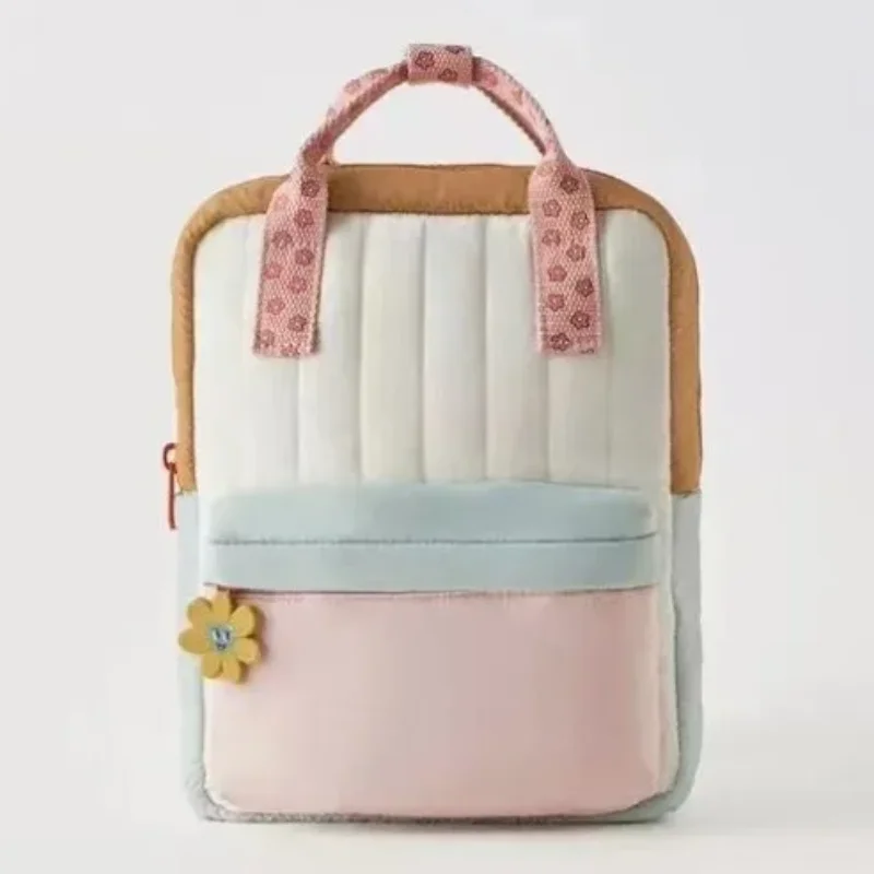 Lightweight Children's Backpack with Cute Sunflower Pendant - Colorful & Stylish School Bag for Kids 1
